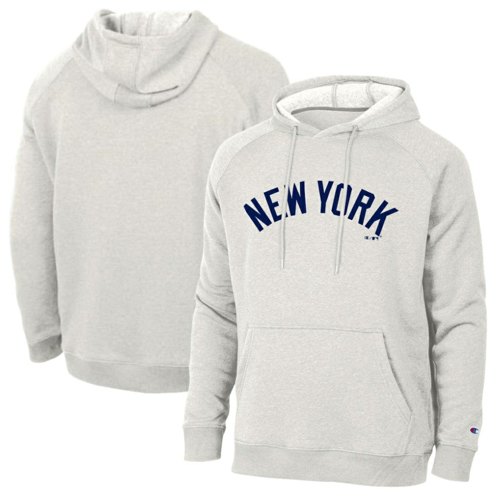 New York Yankees Champion Triumph Tri-Blend Raglan Hoodie - MLB