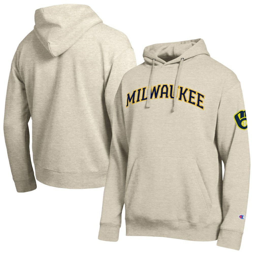 Milwaukee Brewers Champion All Star Chenille Patch Hoodie - MLB