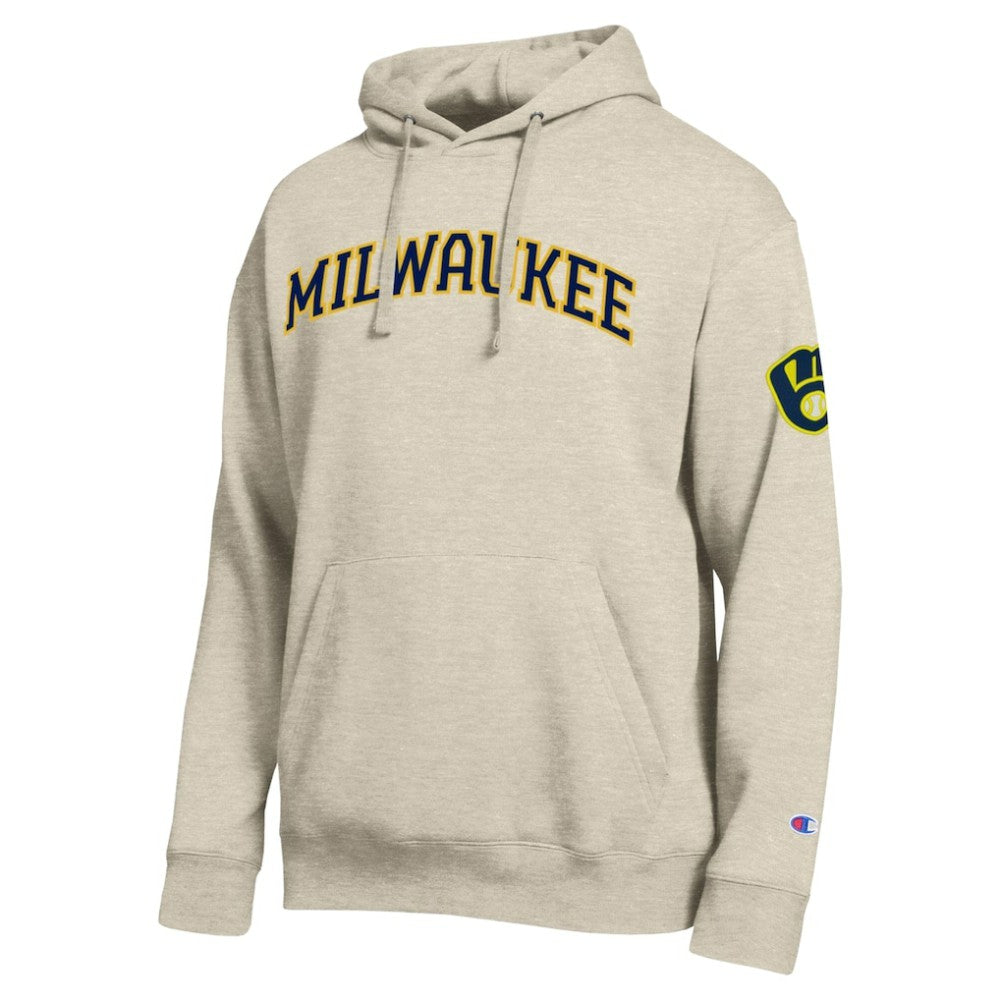 Milwaukee Brewers Champion All Star Chenille Patch Hoodie - MLB