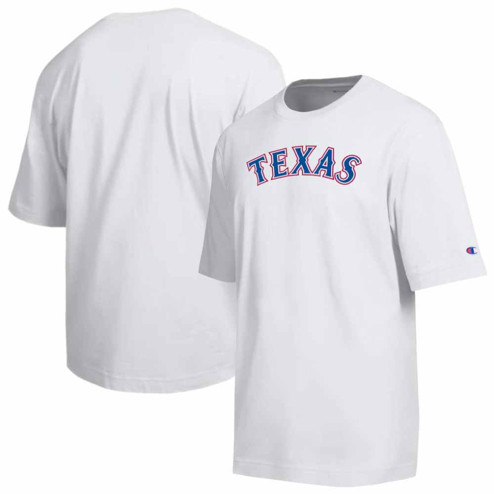 Texas Rangers Champion All Star Arched Chenille Wordmark T-Shirt - MLB