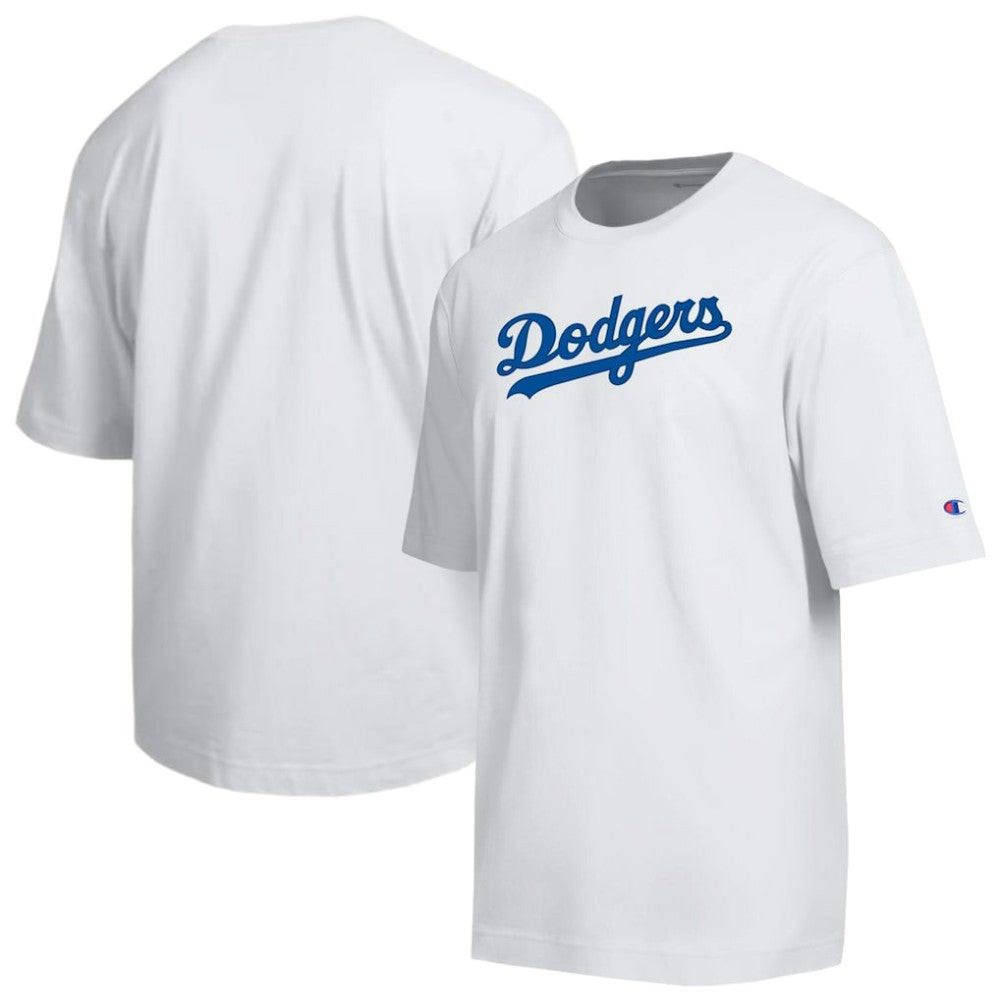 Los Angeles Dodgers Champion All Star Arched Chenille Wordmark T-Shirt - MLB