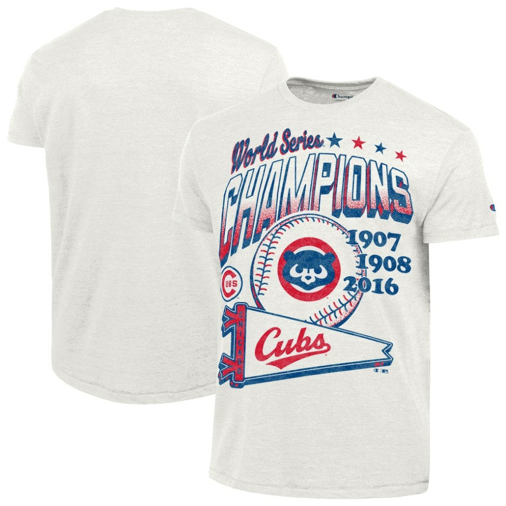 Chicago Cubs Champion Winning Tradition Cooperstown Tri-Blend T-Shirt - MLB