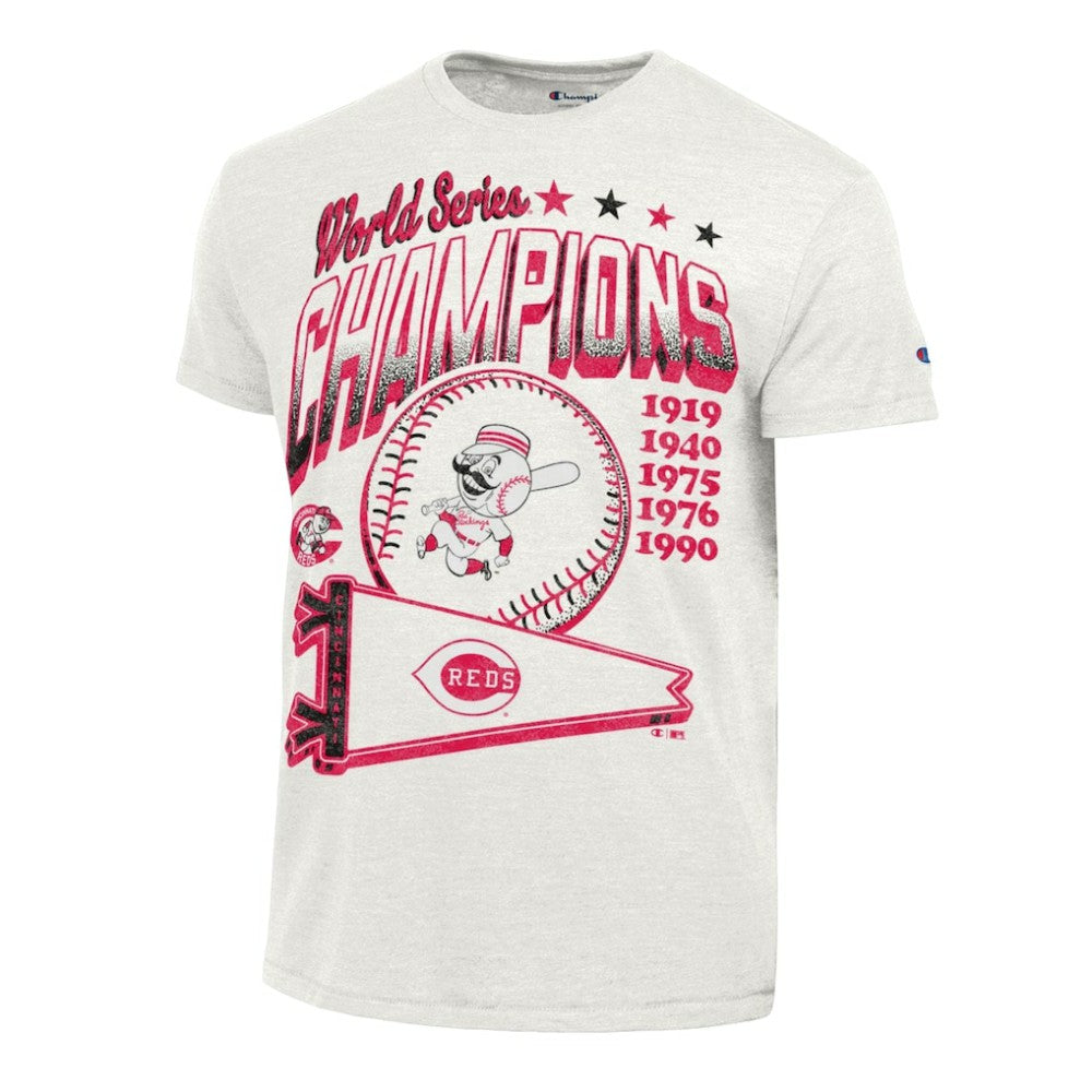 Cincinnati Reds Champion Winning Tradition Cooperstown Tri-Blend T-Shirt - MLB