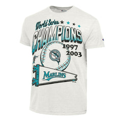 Miami Marlins Champion Winning Tradition Cooperstown Tri-Blend T-Shirt - MLB