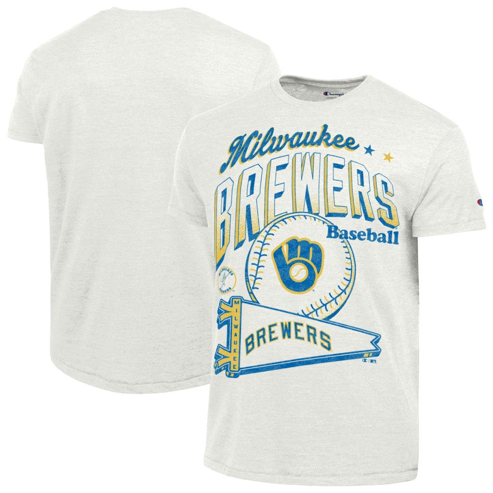 Milwaukee Brewers Champion Winning Tradition Cooperstown Tri-Blend T-Shirt - MLB