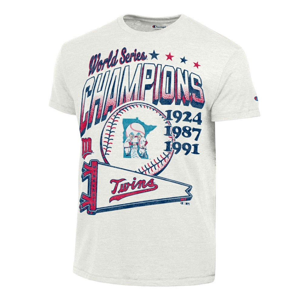 Minnesota Twins Champion Winning Tradition Cooperstown Tri-Blend T-Shirt - MLB
