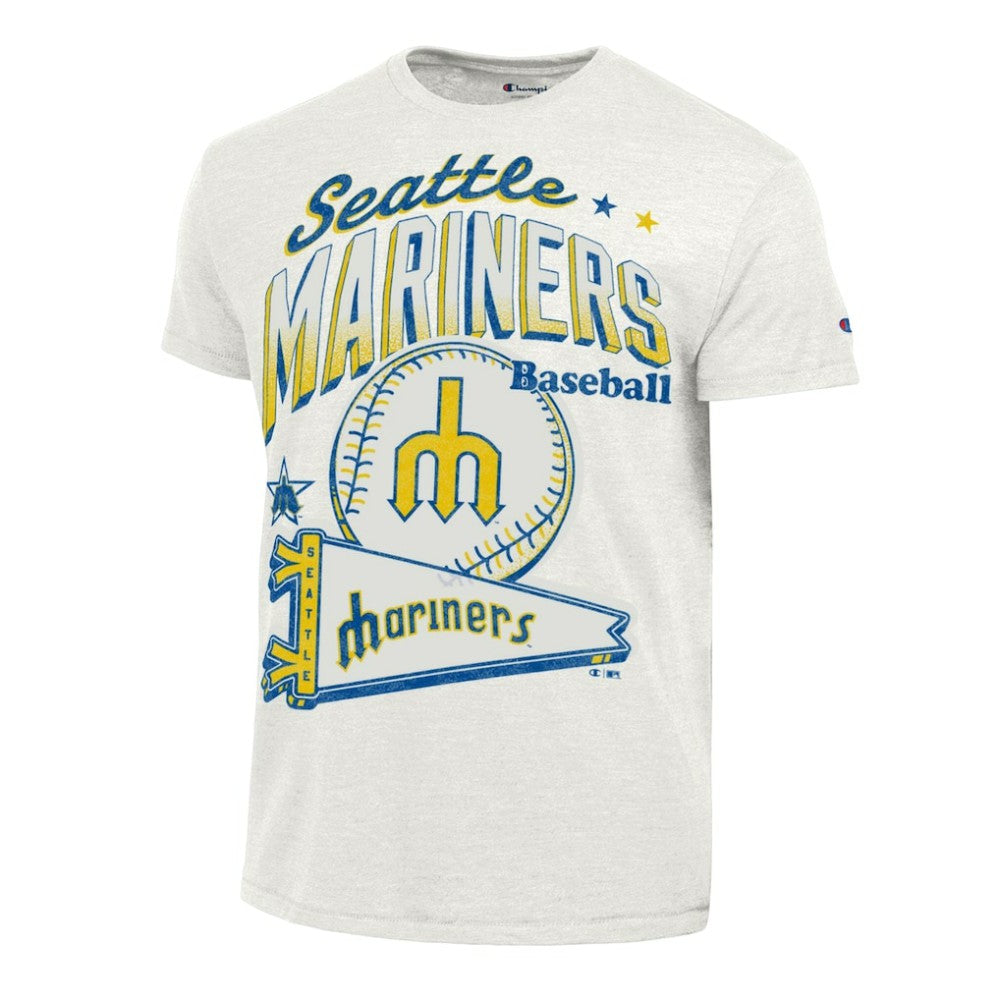 Seattle Mariners Champion Winning Tradition Cooperstown Tri-Blend T-Shirt - MLB