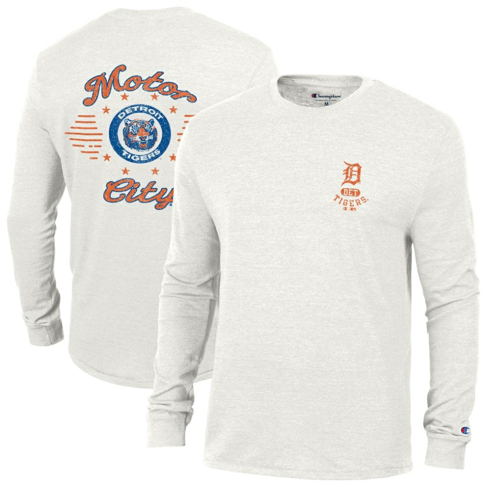 Detroit Tigers Champion Cooperstown Winning Tradition Tri-Blend Long Sleeve T-Shirt - MLB