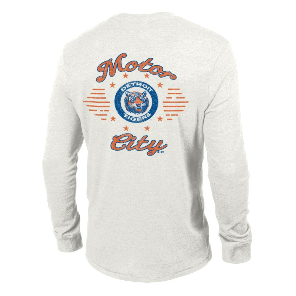 Detroit Tigers Champion Cooperstown Winning Tradition Tri-Blend Long Sleeve T-Shirt - MLB