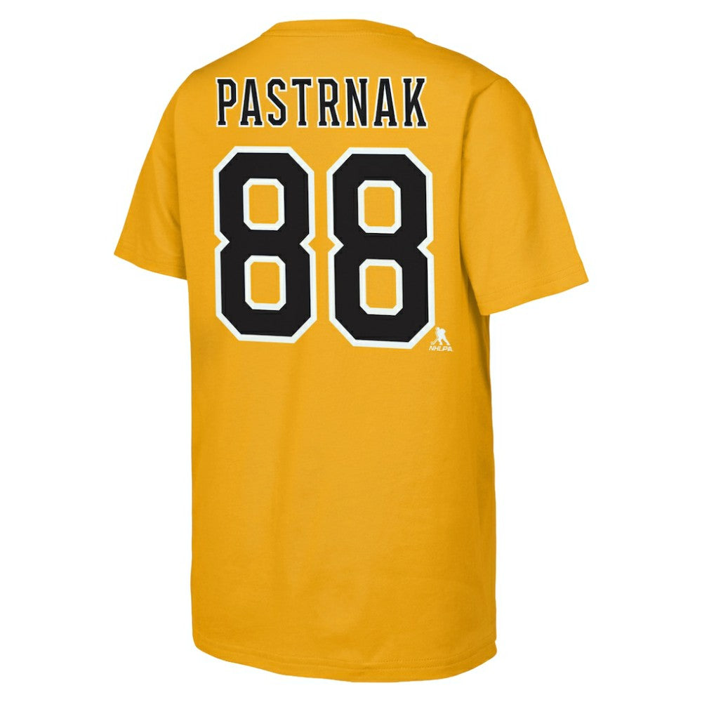 David Pastrnak Boston Bruins Fanatics Youth Alternate Captain 2026 Stadium Series T-Shirt - Gold - NHL