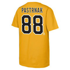 David Pastrnak Boston Bruins Fanatics Youth Alternate Captain 2026 Stadium Series T-Shirt - Gold - NHL