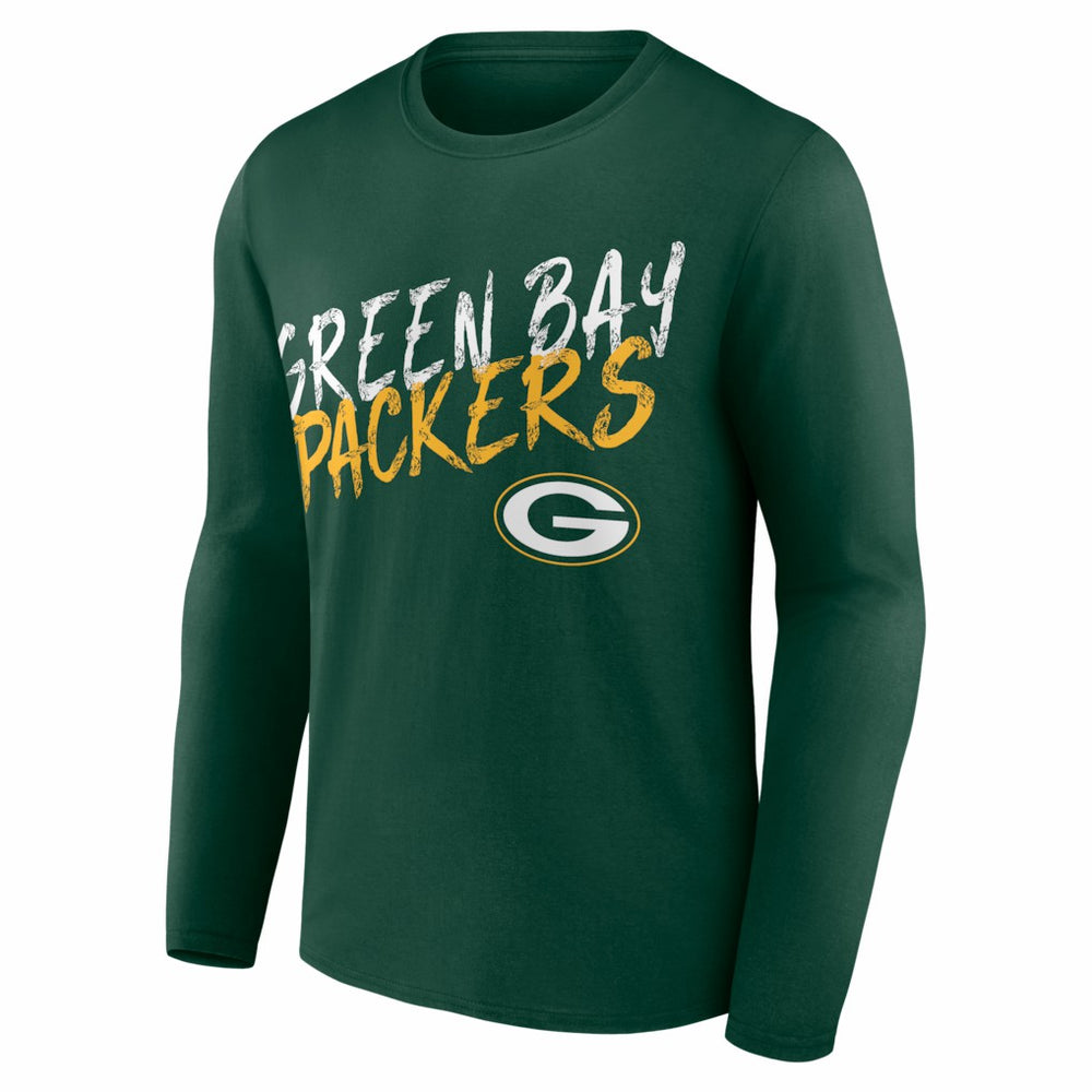 Green Bay Packers Hustle Long Sleeve T-Shirt Green | NFL