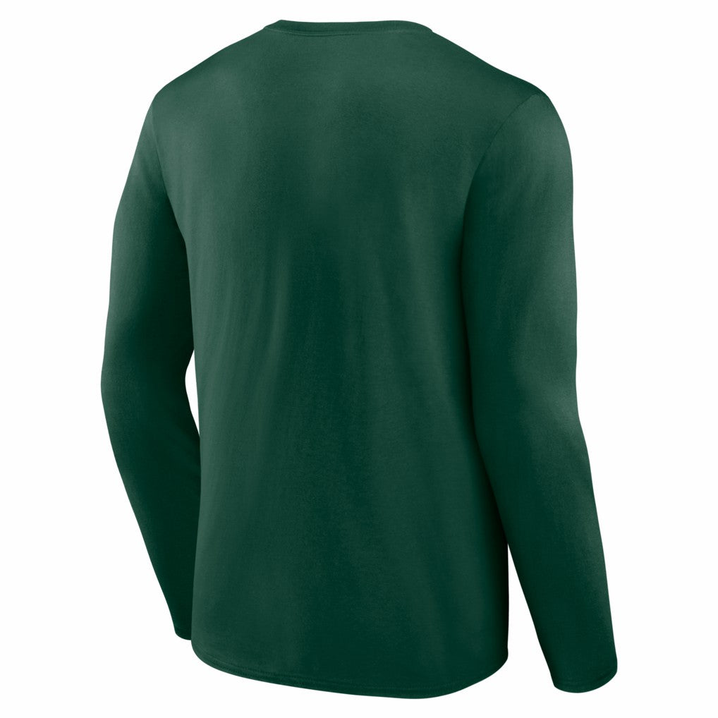 Green Bay Packers Hustle Long Sleeve T-Shirt Green | NFL
