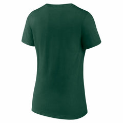 Green Bay Packers Women's Hustle V-Neck T-Shirt Green | NFL