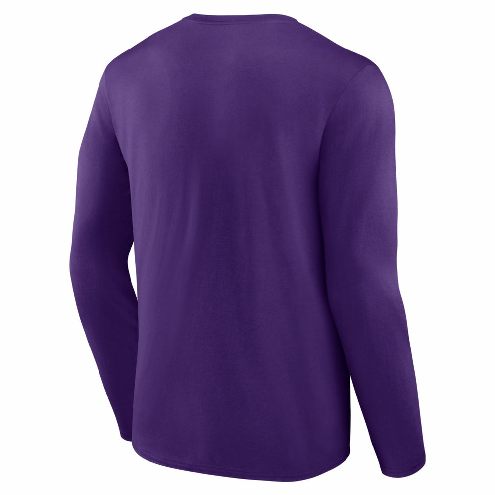 Minnesota Vikings Hustle Long Sleeve T-Shirt Purple | NFL