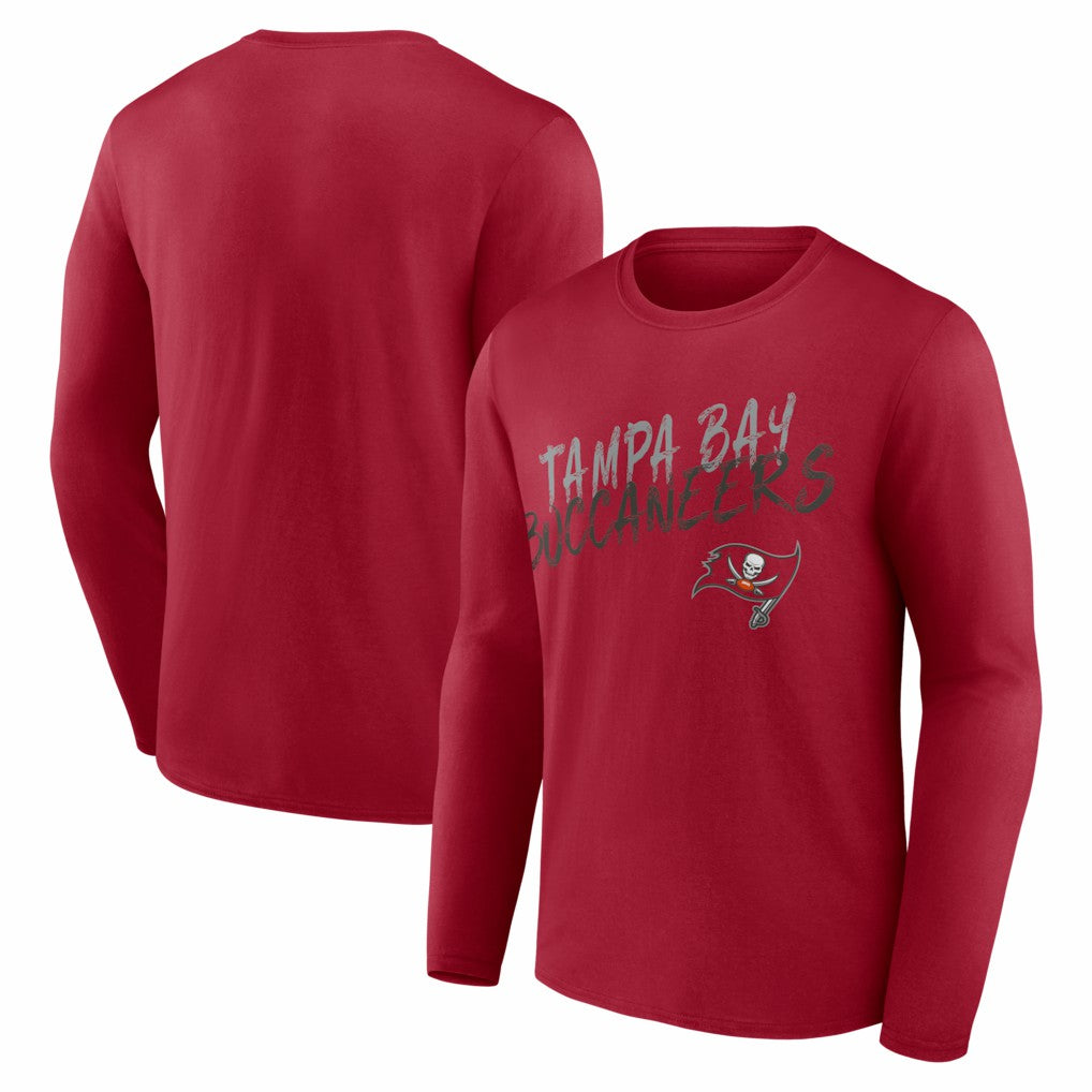 Tampa Bay Buccaneers Hustle Long Sleeve T-Shirt Red | NFL