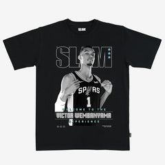 Victor Wembanyama San Antonio Spurs Unisex SLAM Cover T-Shirt Black - NBA