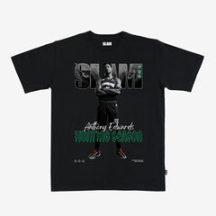 Anthony Edwards Minnesota Timberwolves Unisex SLAM Cover T-Shirt Black - NBA