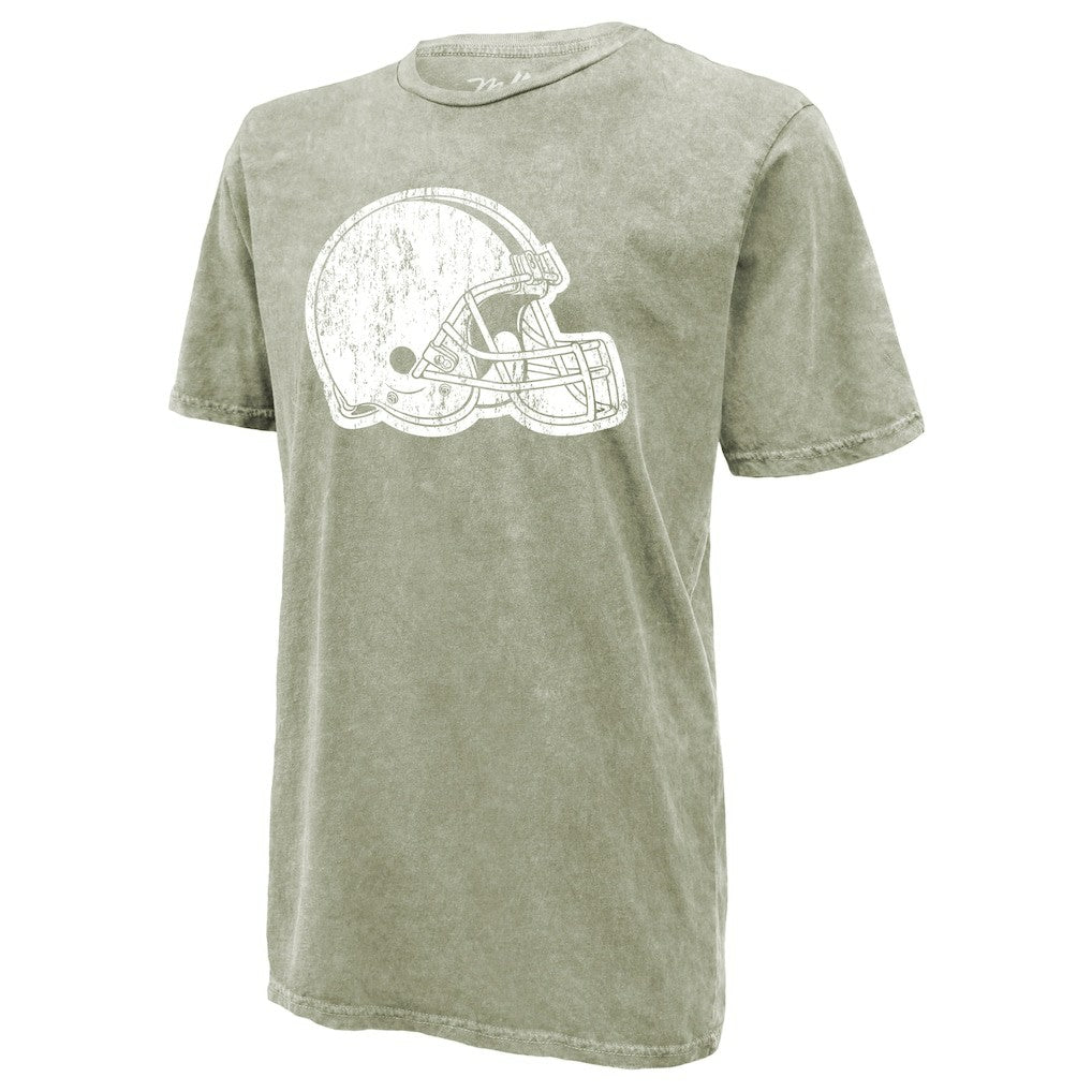 Shedeur Sanders Cleveland Browns Majestic Threads Mineral Wash Name & Number T-Shirt Moss Green | NFL