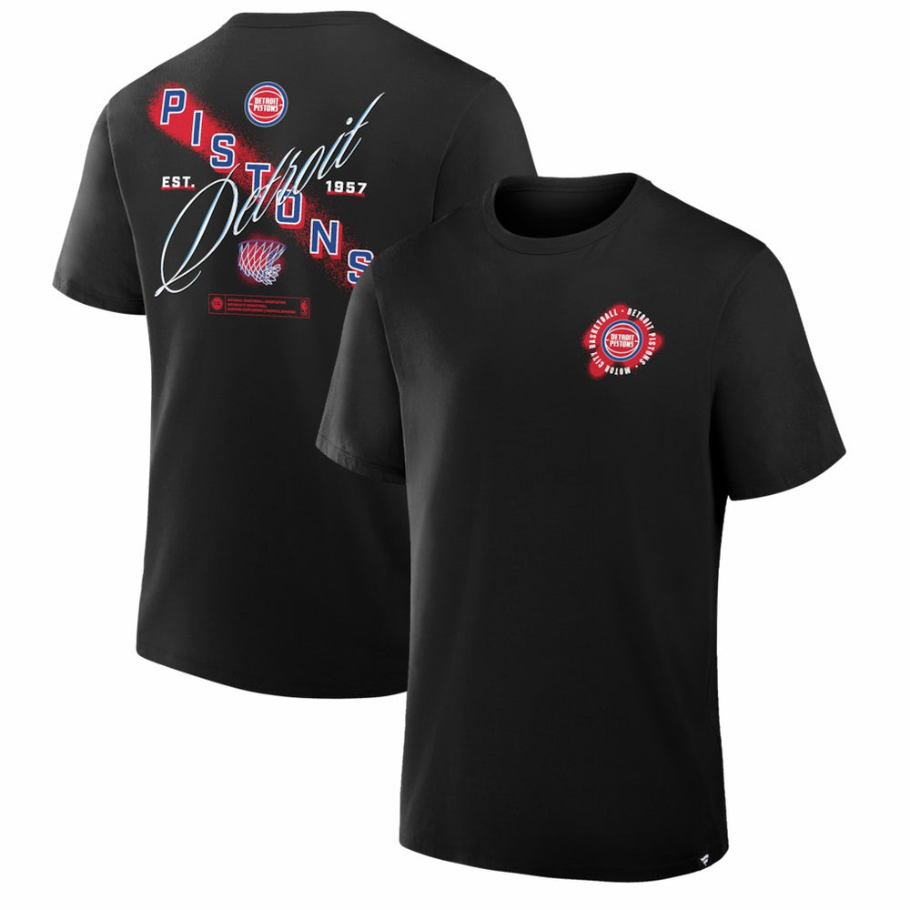 Detroit Pistons SOS T-Shirt Black - NBA
