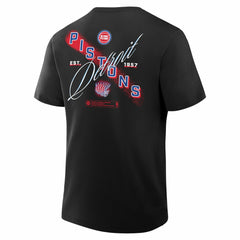 Detroit Pistons SOS T-Shirt Black - NBA