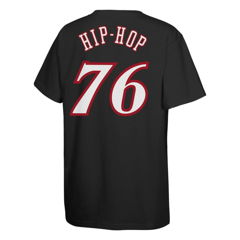 Philadelphia 76ers Youth Hip Hop T-Shirt Black - NBA
