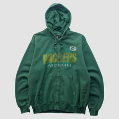 Green Bay Packers Team Edition Apparel 2010s Hooded Full Zip Sweatshirt Green Vintage | Fanatics