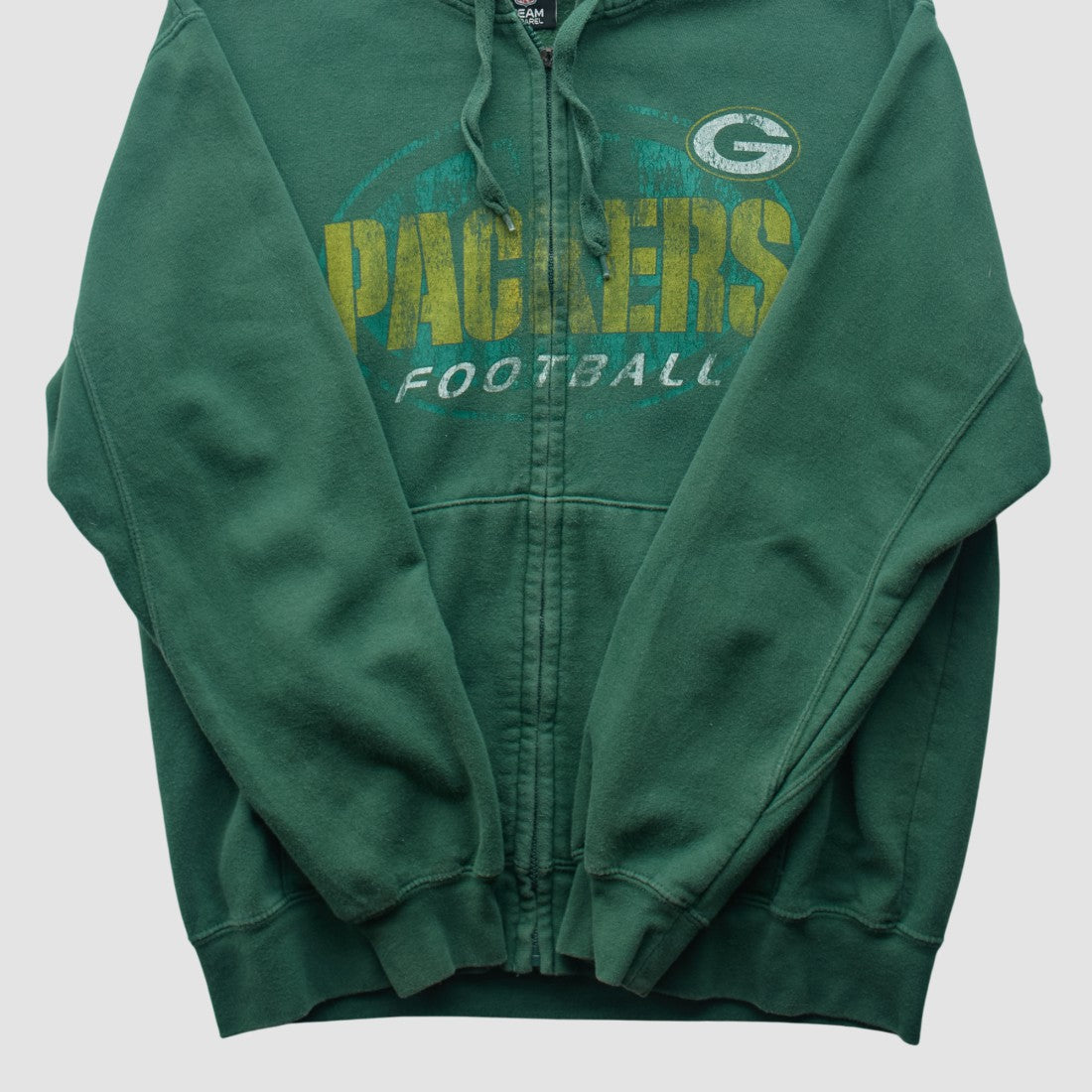 Green Bay Packers Team Edition Apparel 2010s Hooded Full Zip Sweatshirt Green Vintage | Fanatics
