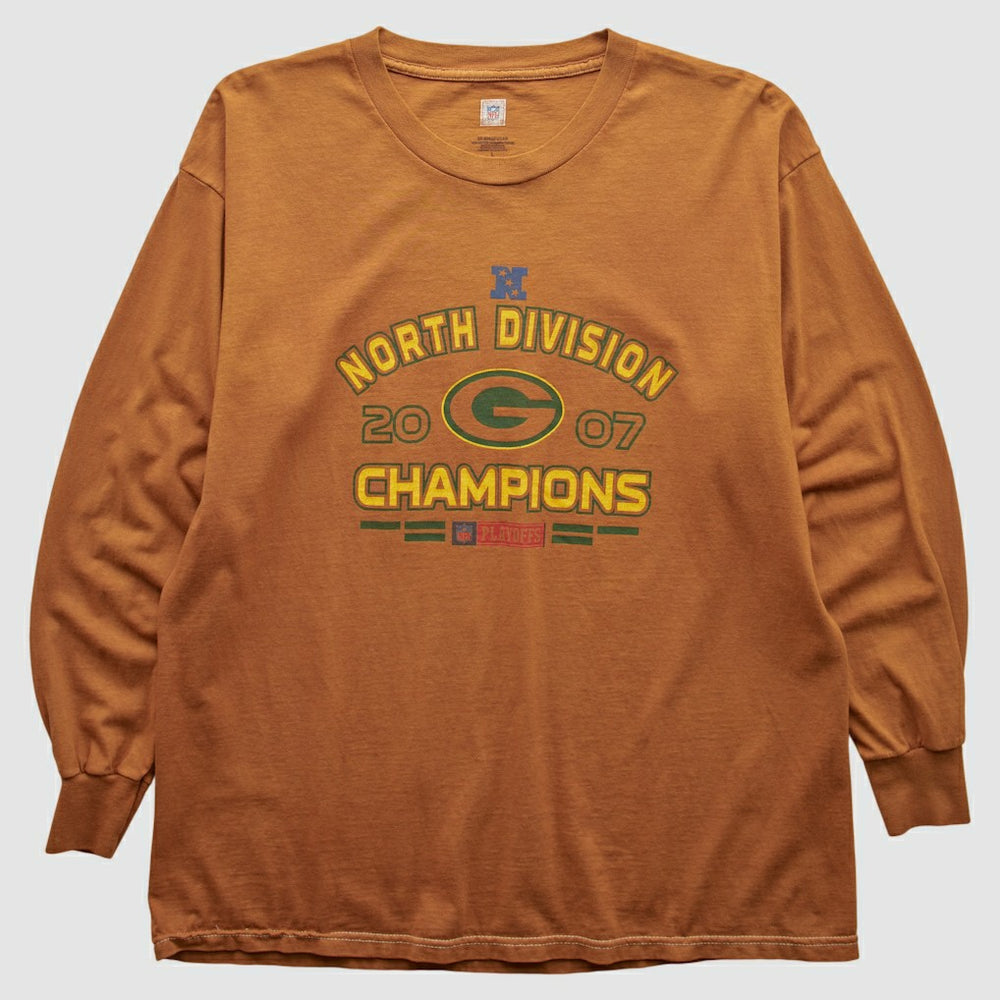 Green Bay Packers NFL 2007 Long Sleeve T-shirt Orange Vintage | Fanatics