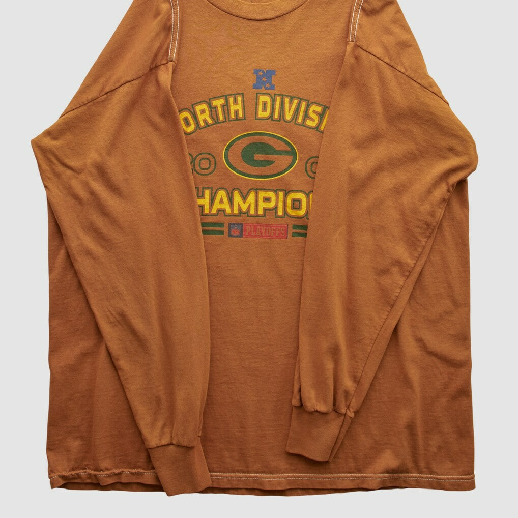 Green Bay Packers NFL 2007 Long Sleeve T-shirt Orange Vintage | Fanatics