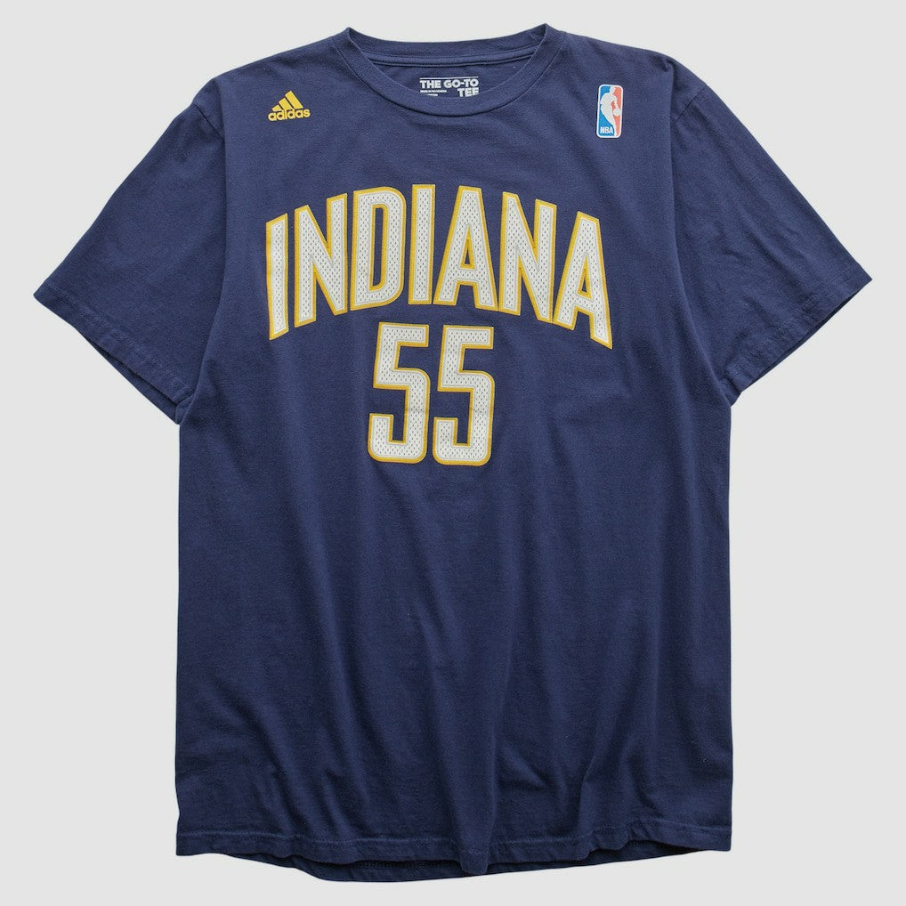 Indiana Pacers 2010s T-shirt Navy Vintage - NBA