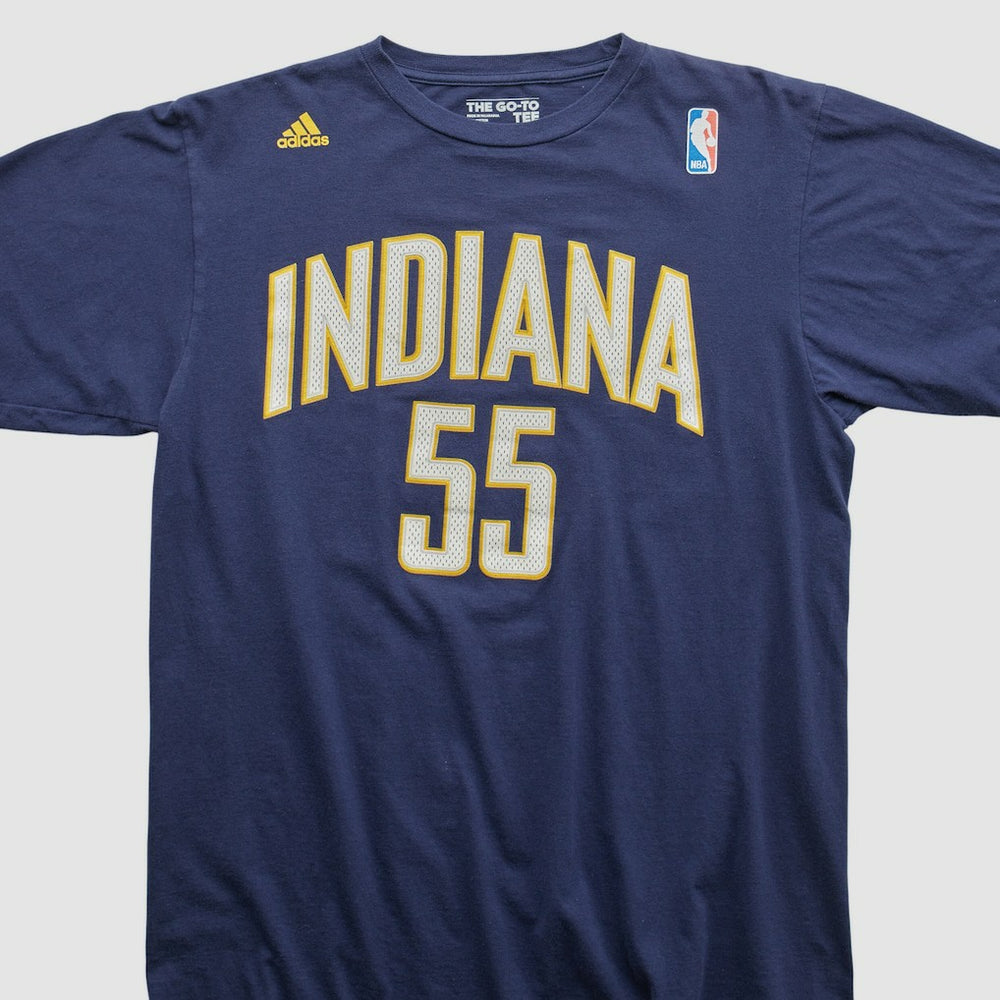 Indiana Pacers 2010s T-shirt Navy Vintage - NBA