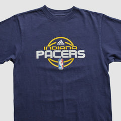 Indiana Pacers 2000s T-shirt Navy Vintage - NBA