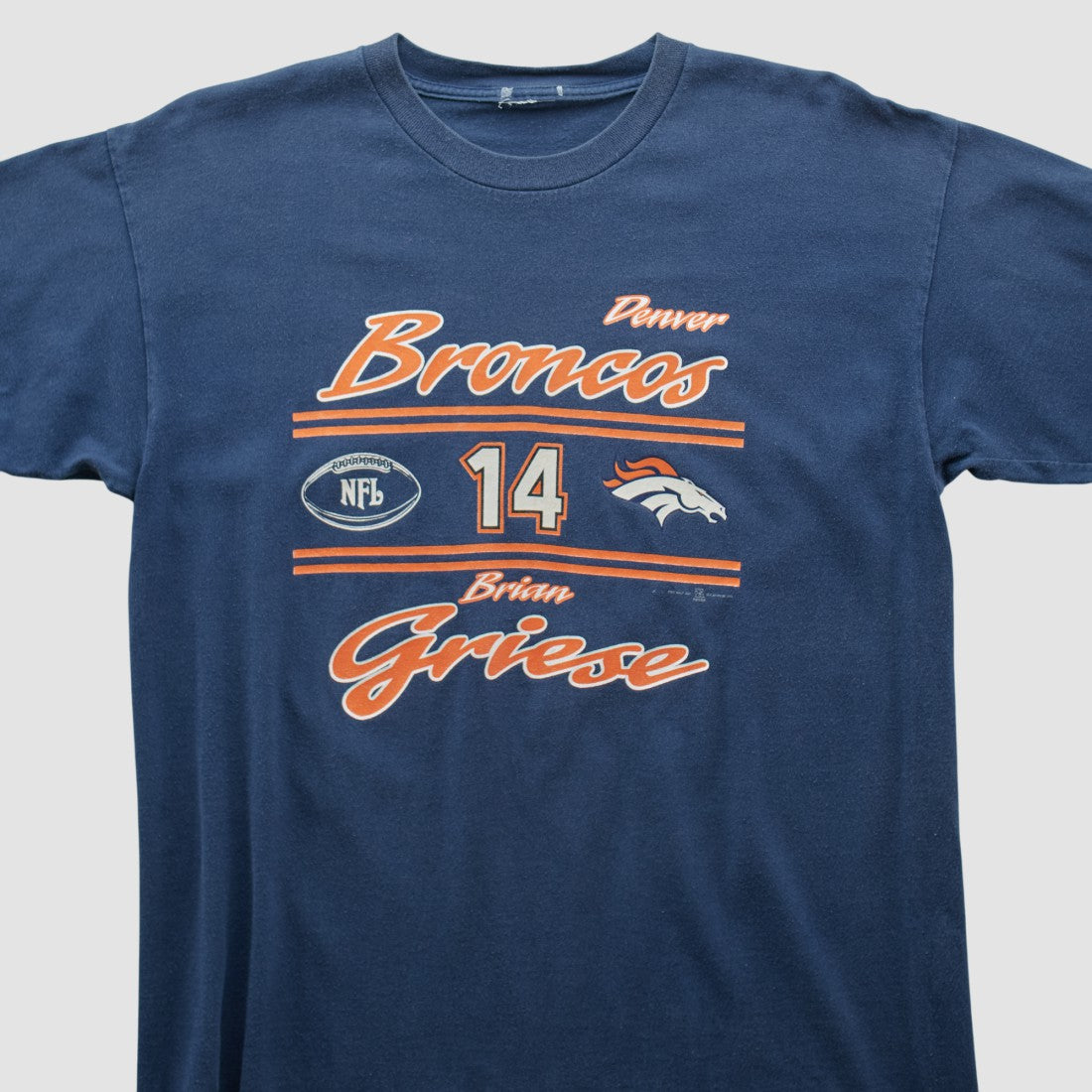 Denver Broncos 2000s T-shirt Navy Vintage | Fanatics