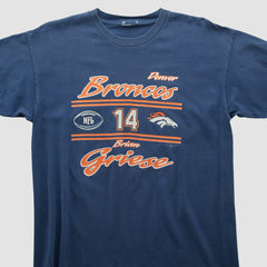 Denver Broncos 2000s T-shirt Navy Vintage | Fanatics