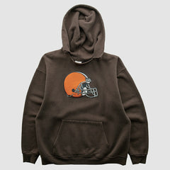 Cleveland Browns NFL 2000s Hooded Pullover Sweatshirt Brown Vintage | Fanatics
