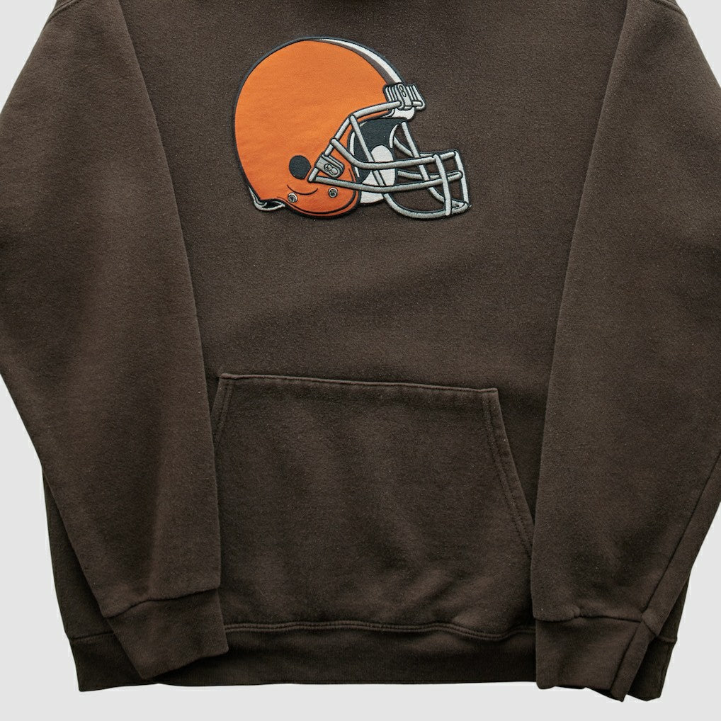 Cleveland Browns NFL 2000s Hooded Pullover Sweatshirt Brown Vintage | Fanatics