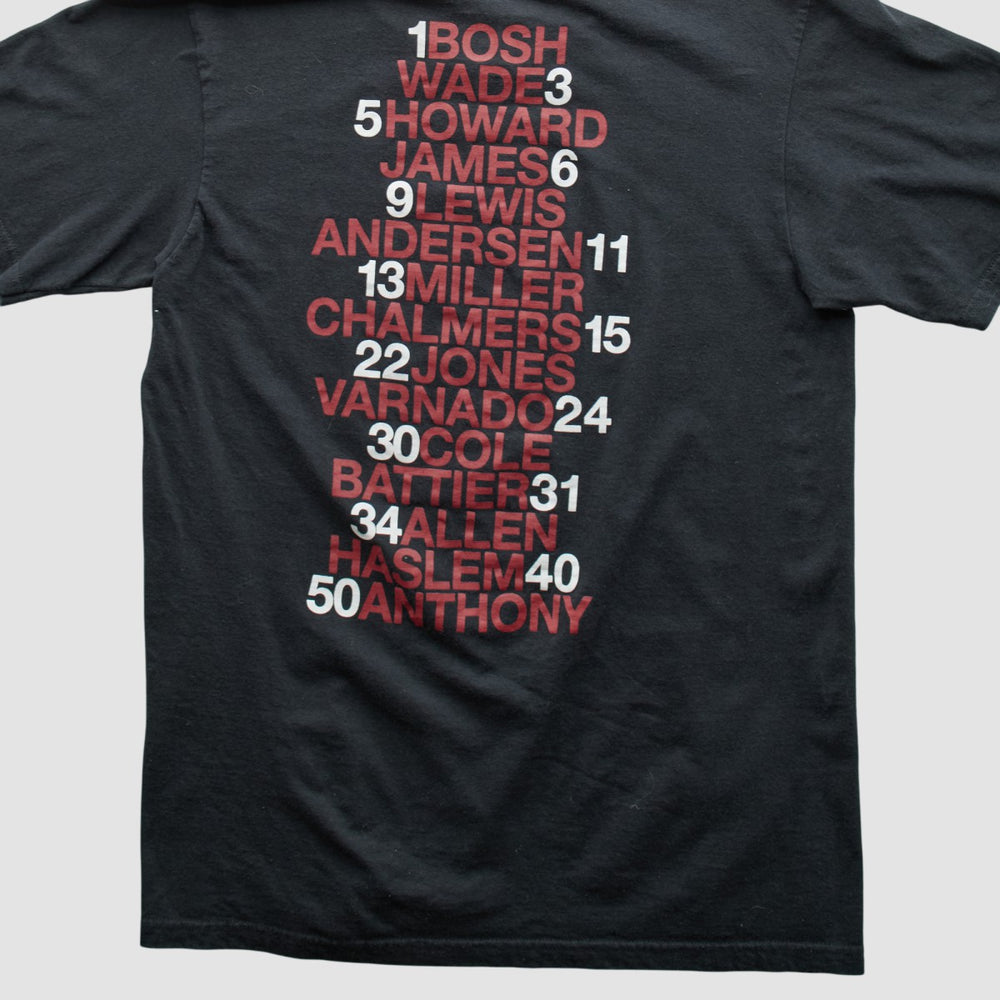 Miami Heat 2013 T-shirt Black Vintage - NBA