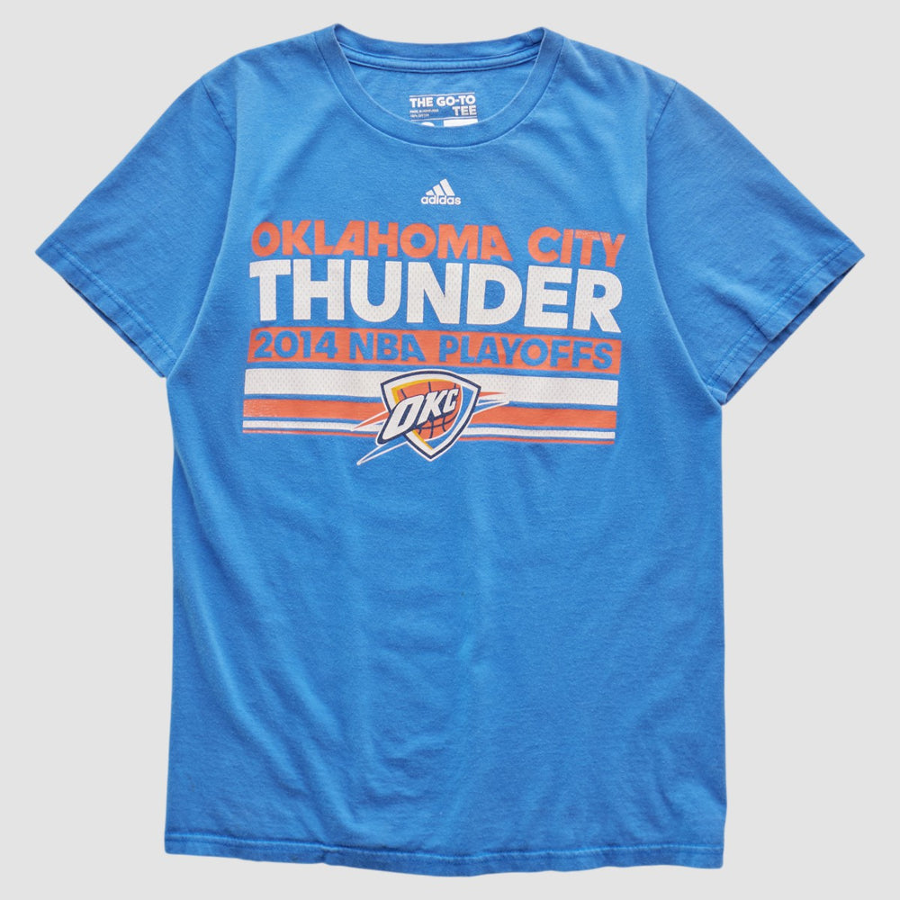 Oklahoma City Thunder 2014 T-shirt Blue Vintage - NBA