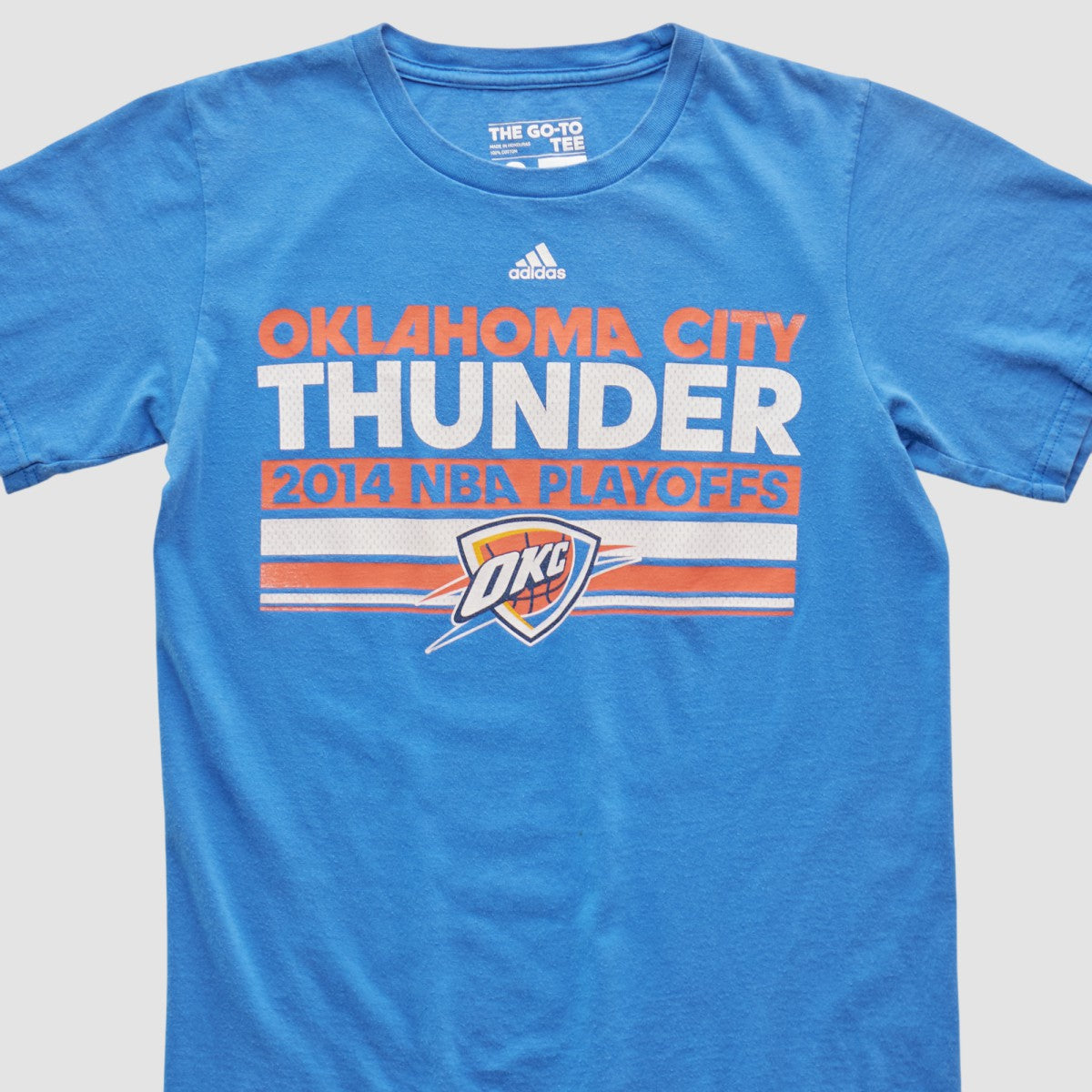 Oklahoma City Thunder 2014 T-shirt Blue Vintage - NBA