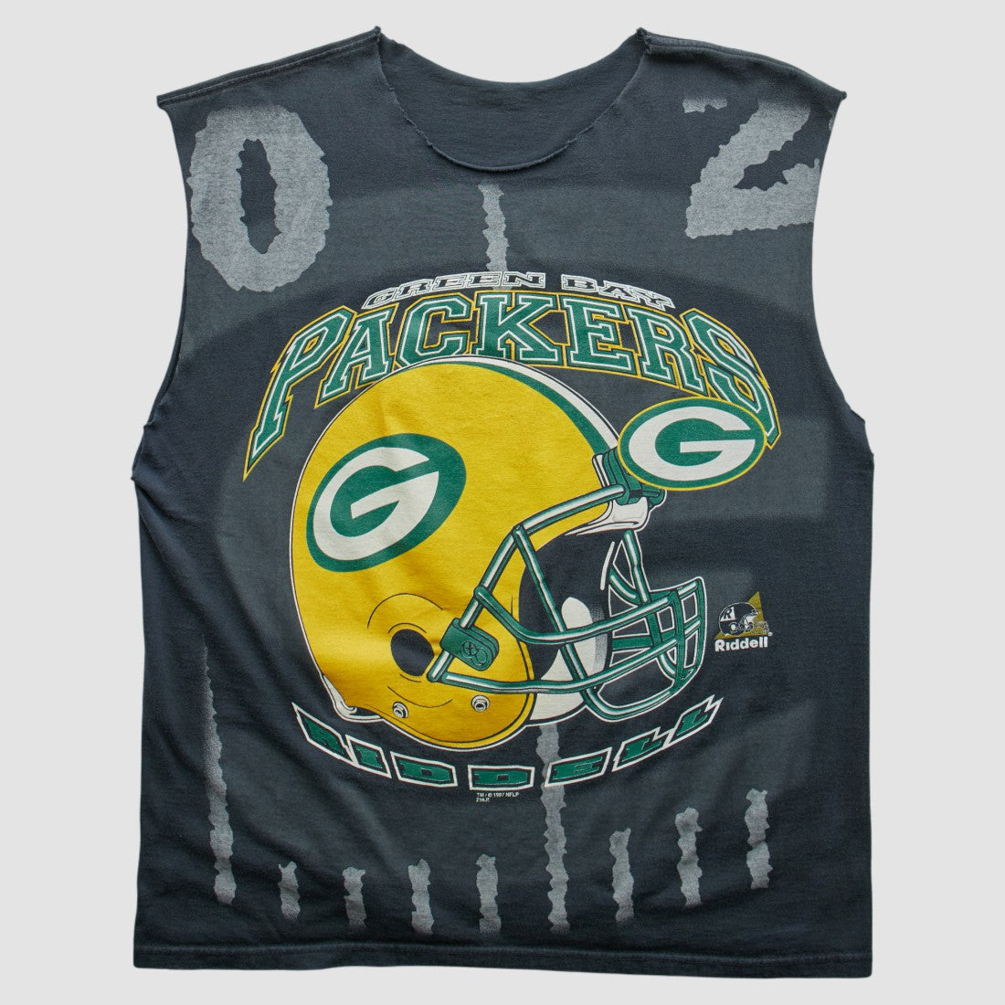 Green Bay Packers 1997 Tank Charcoal Vintage | Fanatics