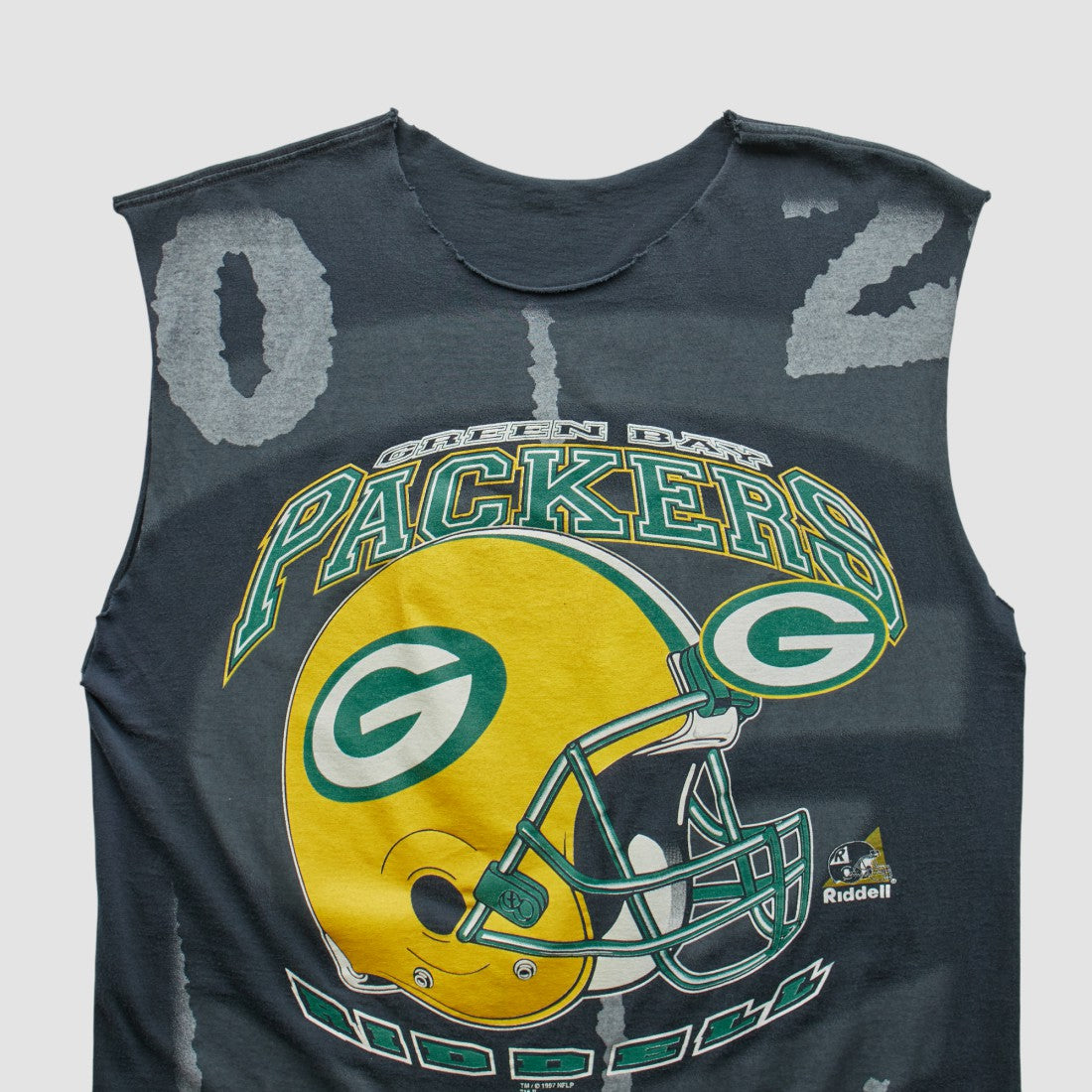 Green Bay Packers 1997 Tank Charcoal Vintage | Fanatics