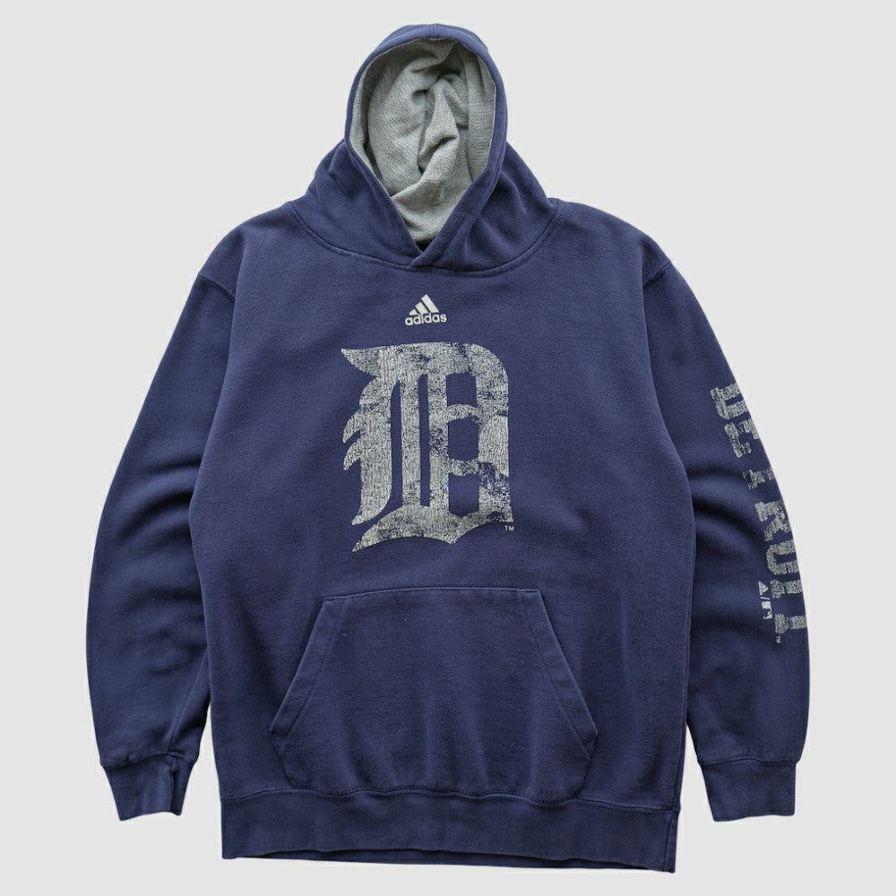 Detroit Tigers Adidas 2010s Hooded Pullover Sweatshirt - MLB