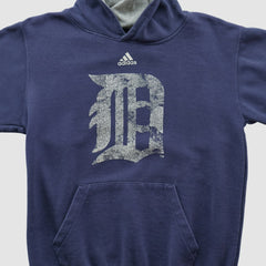 Detroit Tigers Adidas 2010s Hooded Pullover Sweatshirt - MLB