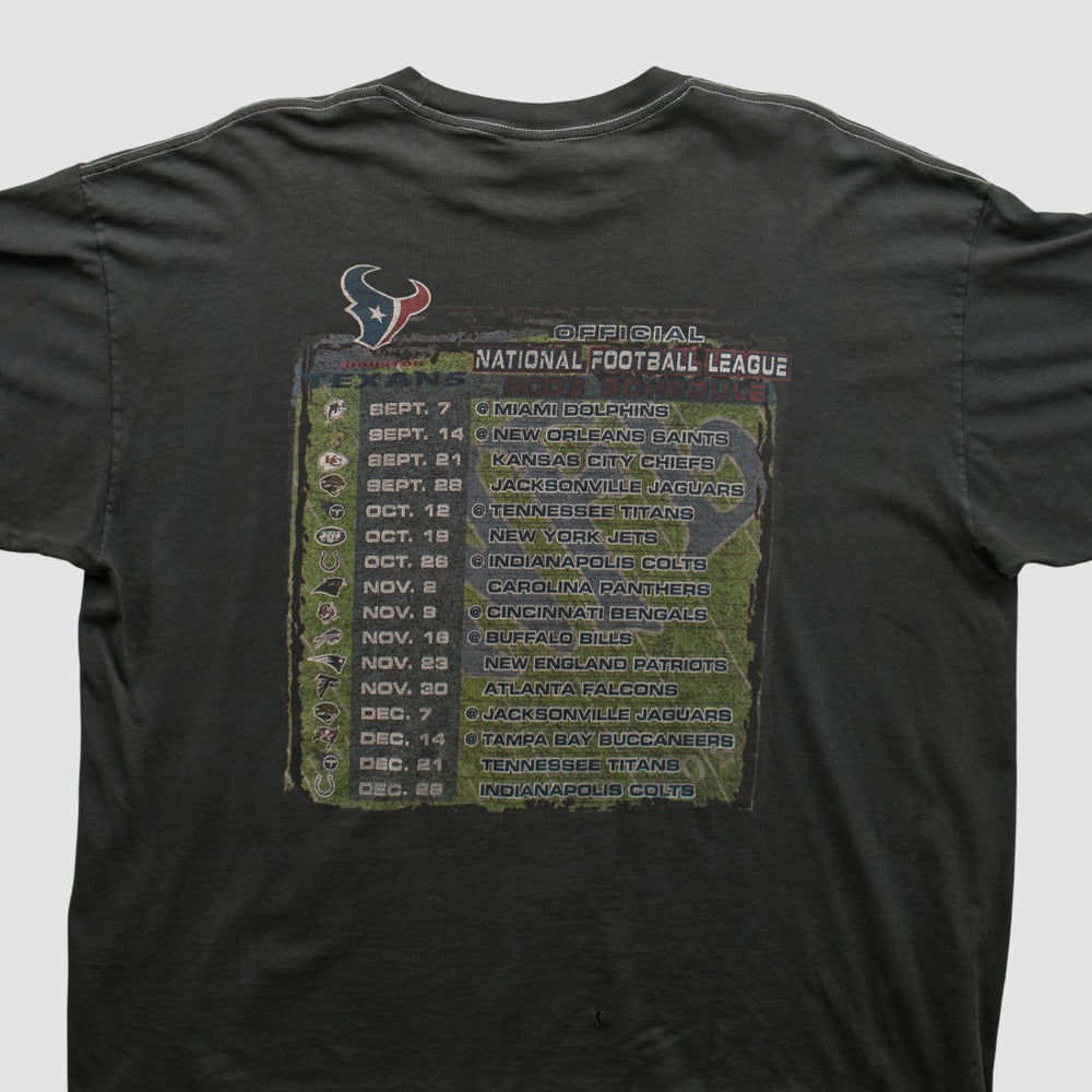 Houston Texans NFL 2000s T-shirt Charcoal Vintage | Fanatics