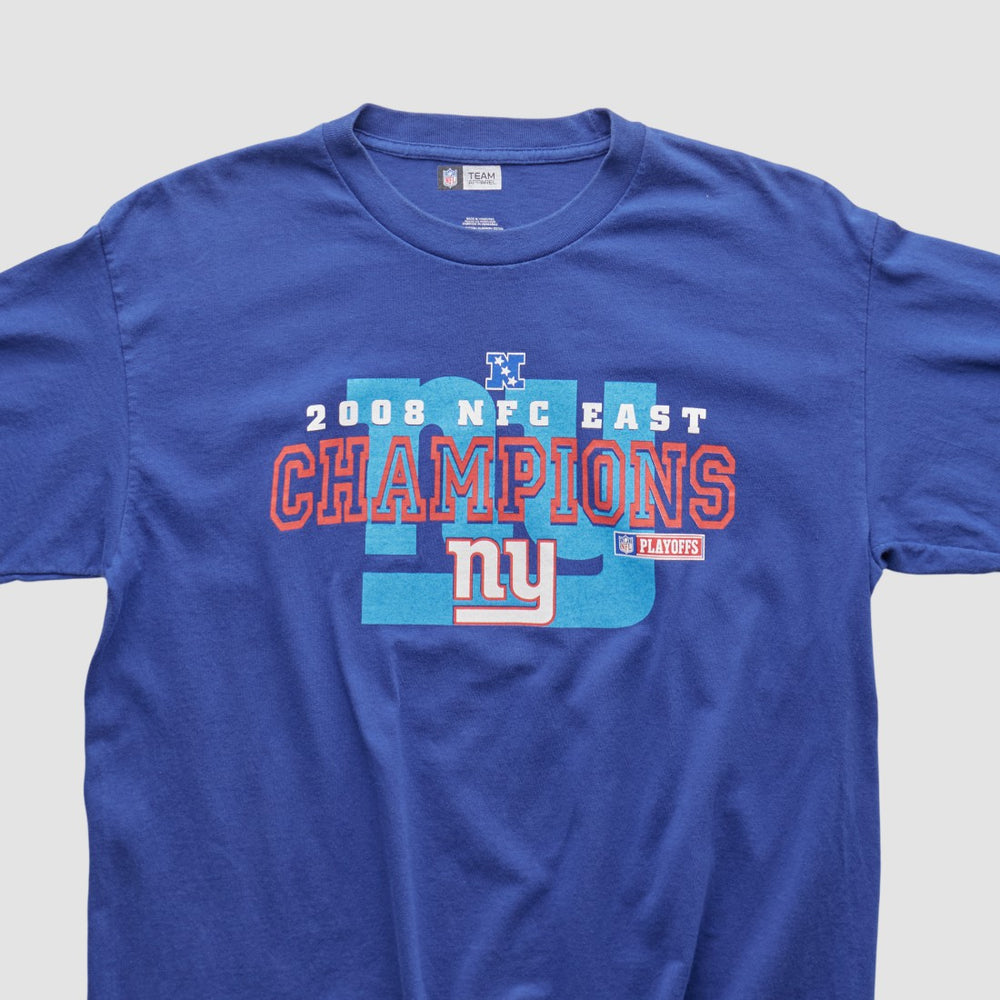 New York Giants NFL 2008 Long Sleeve T-shirt Blue Vintage | Fanatics