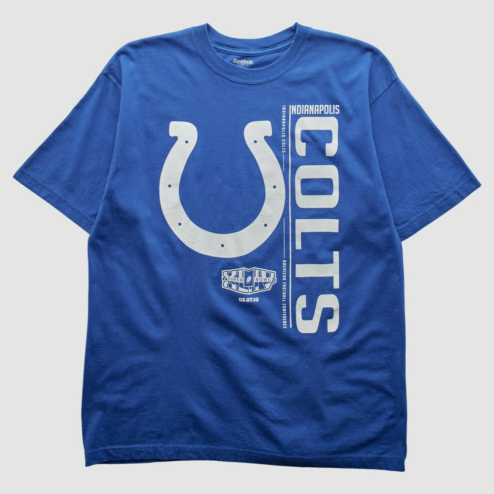 Indianapolis Colts Reebok 2010 T-shirt Blue Vintage | Fanatics