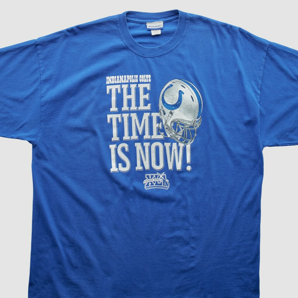 Indianapolis Colts Reebok 2008 T-shirt Blue Vintage | Fanatics