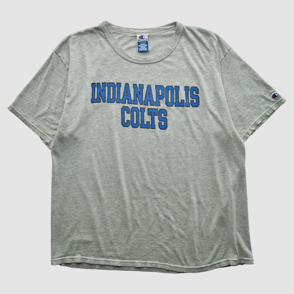 Indianapolis Colts Champion 2000s T-shirt Heather Gray Vintage | Fanatics