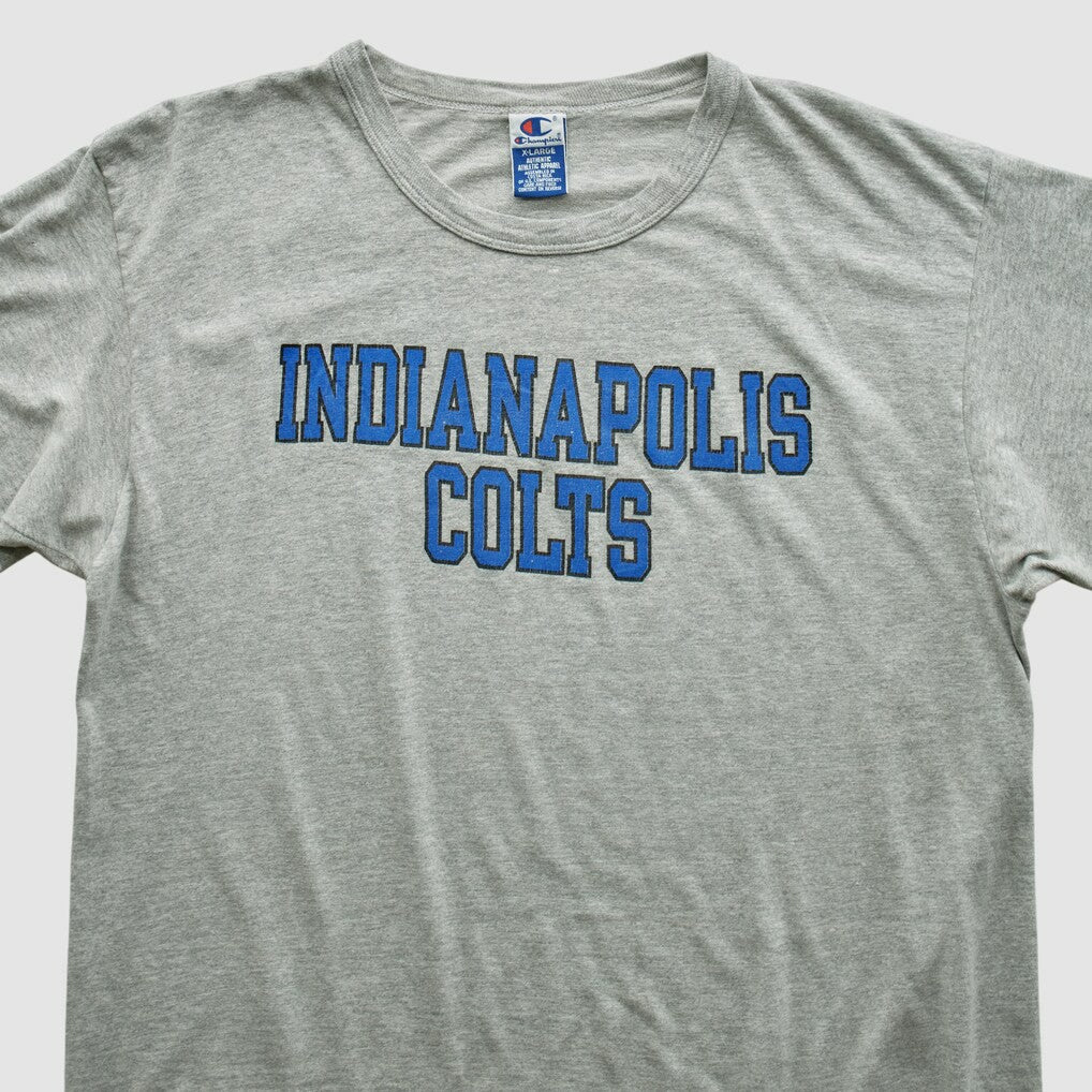 Indianapolis Colts Champion 2000s T-shirt Heather Gray Vintage | Fanatics